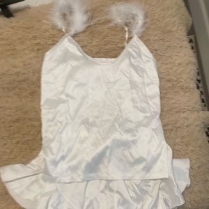 Feather two piece pajamas